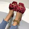 Women's Slippers  Luxury Design Open Toe Slippers Indoor Fashion Casual Sandals  Comfortable Bow Flat Women Slippers