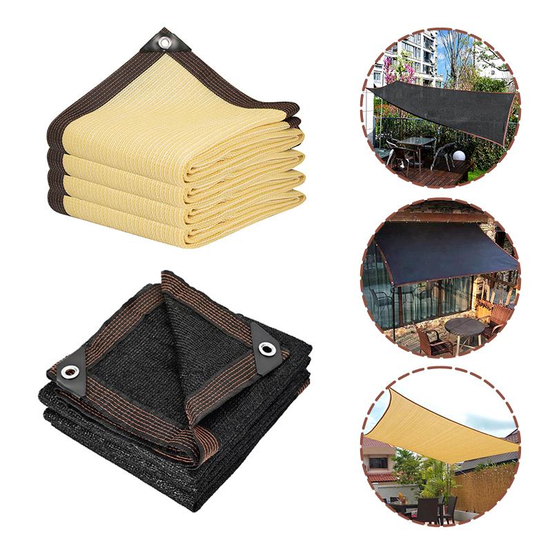 Anti-UV HDPE Shade Net Courtyard Pergola Sun Shelter 70~80% Shading Rate Succulent Plant Shade Net Outdoor Swimming Pool Cover