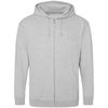 Mens Plain Heather Full Zip Hoodie