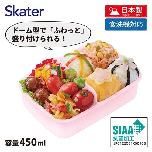 Skater Children's Lunch Box, 1 Tier, 450ml, Dome Shape, Fluffy, Antibacterial, Kids Lunch, Made In Japan, Licca-chan 23, Girls, RBF3ANAG