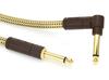 Shielded Cable Deluxe Series Instrument Tweed 08 Cable, Straight/Angle, 10',