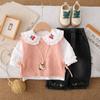 Kids Casual Long-Sleeve Set, Comfortable Daily Wear Outfits