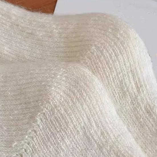 Fleece Lined Crew Socks for Women Cozy Soft Warm Thick