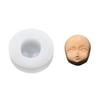 Q Version Doll Modification Accessories Baby Face Silicone Molds Clay Head Sculpey 3D Facial Mould