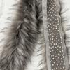 1M Imitation Raccoon Dog Hair Wool Faux Fox Fur Collar Craft Strips Lace Autumn Winter Clothing Accessories Scarf Hat Coat Edge