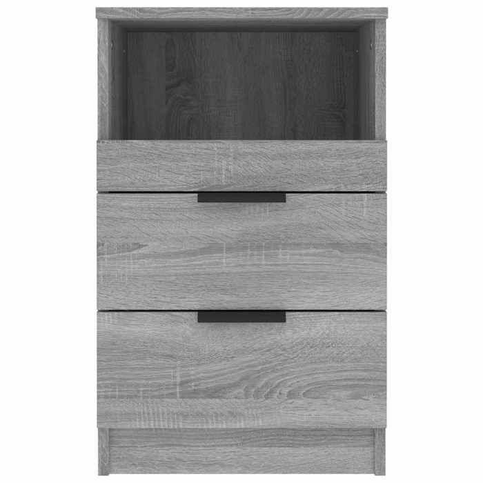VidaXL Bedside Table Sonoma Grey Engineered Wood 817041