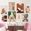 Fashion Girl Book Coffee Cup Life Wall Art Canvas Painting Abstract Posters And Prints Hotel Cafe Wall Picture Indoor Room Decor