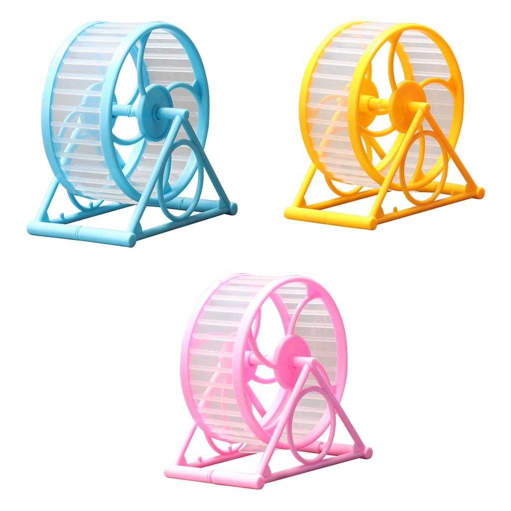 Small Bird Hamster Running Wheel with Stand Household Running Jogging Toy Playing Wheel Household Running Jogging Toy
