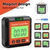 Digital Angle Finder Digital Electronic Level and Angle Gauge with LCD Display Bubble Level and Magnetic Base Inclinometer Angle Measuring Tool