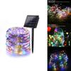 Solar Outdoor Light String 8-mode Fairy Fairy Tale Solar LED Light String Outdoor Christmas Day Decoration Party Atmosphere Light Landscape Light