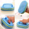 Kitchen Bathroom Cleaning Brush Handle Sponge Ceramics Window Slot Tool Household Tools Accessories Merchandises Home Garden