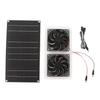 Solar Power Air Extractor Waterproof 100W Solar Generator Double Exhaust Fan for RV Yacht