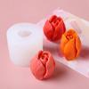 Silicone 3D Candle Soap Mold Diy Flower Candle Epoxy Mold Aromatherapy Wax Soap Mold