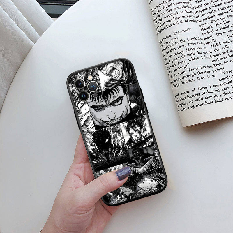 ED8 Berserk Guts Phone Case for Samsung Note 20 10 Plus Ultra Lite A51 A52 A53 A71 A72 A73 A82 M20 M30 M21 M31 M51 A11 A30S A20S A50S A70