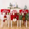 Christmas Chair Decoration Set Home Christmas Decoration Cartoon Chair Set Christmas Decoration Supplies Christma Chair Cover