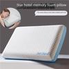 Luxury Memory Foam Pillow Pair - Ergonomic Design for Cervical Support & Better Sleep