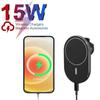 Magnetic Car Wireless Charger Fast Car Charger 15W Mounted Air Vent Car Phone Holder for iPhone 15 Pro Max Xiaomi Huawei Samsung