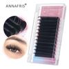 Korean PBT 20~25mm MIX Long Length Natural Matte Individual Premium Eyelashes Extension Faux Mink Supplies Lashes Makeup