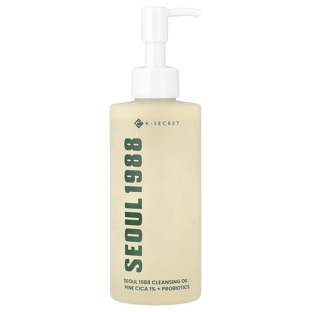 K-Secret, Seoul 1988 Cleansing Oil, 1% Pine Nut + Probiotic, 200ml (6.76 Fl Oz)