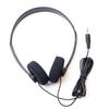 3.5mm Wired Headphones No Microphone Universal Pc Gaming Headset Noise Reduction Stereo Earphones Helmet For Laptop Computer