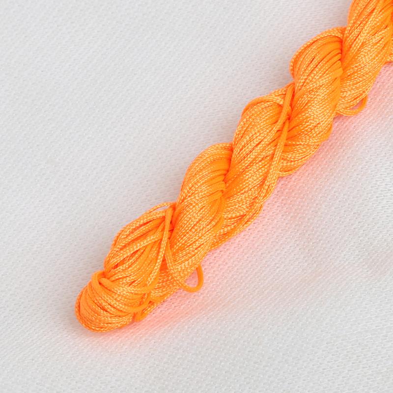 24M DIY Rope Nylon Cord Thread Chinese Knot Macrame Bracelet Braid String Knit Bead For DIY Necklace