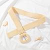 Women Belt Elastic Straw Woven Wide Belt Solid Color Dress Jeans Boho Stretchy Ladies Casual Belt Clothing Accessory