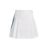 Originals X NoTitle Co-Branded Series FW23 Pure Color Three-Stripe Pleated Sports Casual Skirt Women Skirt White IN1052