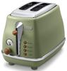 Toaster Icona Vintage Toast Bread Can Be Toasted On One Side Cuts 4 To 10 Slices 6 Levels of Grilling Adjustment Dust Cover Included Easy To Clean