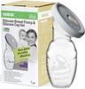 Haakaa Manual Breast Pump with Food Grade Silicone Caps, 4100ml
