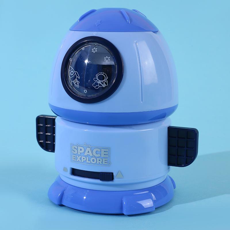 Xiaolingjing Astronaut Dr. Pig: Dual-Power, Fully Automatic Electric Pencil Sharpener