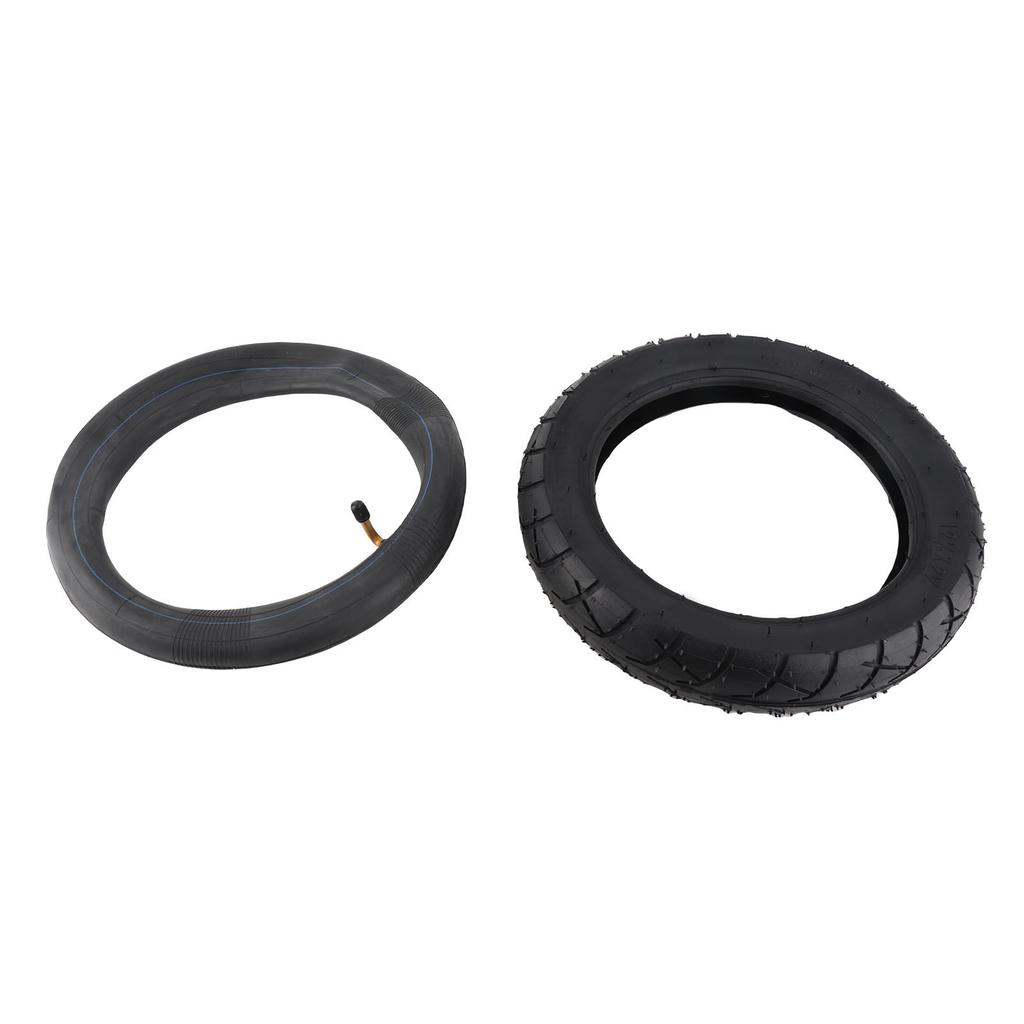 12 1 2x2 1 4 Tire and Inner Tube Set with Angled Valve Stem for Electric Bicycle
