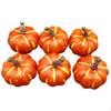 6 Pieces Artificial Pumpkins Fake Party Decor Imitation And Suitable for Halloween