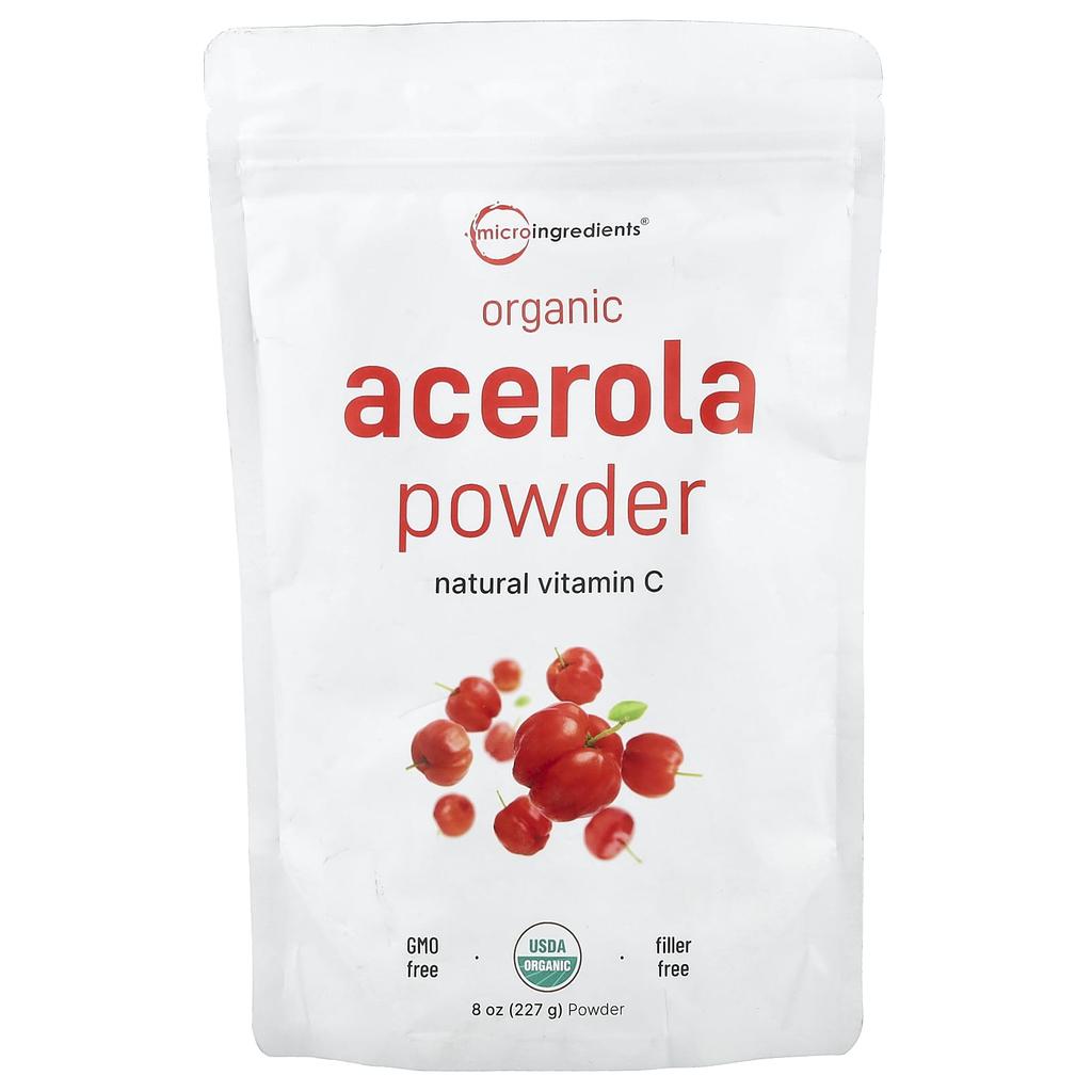 Organic Acerola Powder, 227G(8Oz)