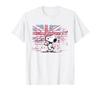 Peanuts Snoopy Posh Union Jack Wall T-shirt