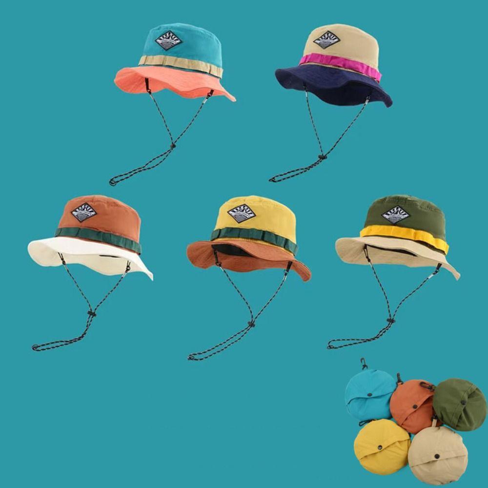 Quick-drying Fisherman Hat Visor Bucket Hat Mountaineering Packable Hat  Women