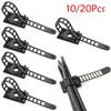 10/20 Pcs Cable Tie Mount Adjustable Clips Self Adhesive Strap Fix Holder Plastic Network Wire Power Cord Car Organizer Clamp