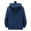2022 Men's Fleece Outdoor Plus Size Spring and Autumn Fleece Hooded Sweater Jacket