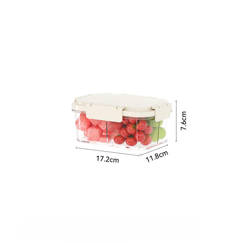 Outdoor Fruit Chilled and Fresh-keeping Boxes Lunch Boxes Plastic Sealed BoxesFood-grade Household Refrigerator Storage Boxes