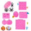 Creative DIY Halloween Series Silicone Molds Spooky Spider Skull Shape Baking Tools Chocolate Cookie Mold Cake Decoration Molds