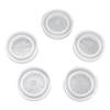 5Pcs Silicone Bracelet Mold Silica Gel Material Easy Demoulding DIY Toroidal Mould