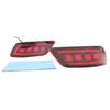 2pcs Rear Bumper Light For Subaru Forester 2019-2023 DRL Turn Signal Red