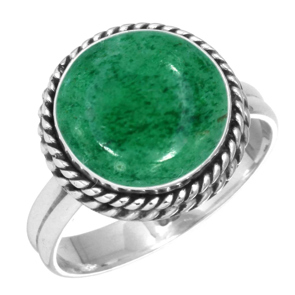 925 Sterling Silver Ring Women Gemstone Handmade Jewelry Birthday Gift Dragon Blood Jasper Garnet In Limestone Kiwi Quartz Statement