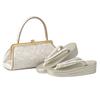 Zori Bag Visiting Coming of Age Made In Made In Silver F Set, Tomesode, Wear, Formal, Kimono, Furisode, Wedding, Ceremony, Japan, Asakusa, 4491_10F