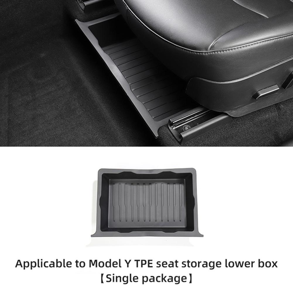 Garden Indoor Office Outdoor Storage Tray Black Box 40cmx12cmx27cm Accessories Parts Replacement TPE For Tesla