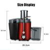 400W Electric Juicer Machine Juicer Wide Chute for Whole Fruit Juicer Extractor Juicy Vegetables Fruit Mixer Blender with Bottle