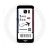 Case for Samsung Galaxy S7 Edge London Plane Ticket