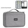 Boona Travel Accessories Bag Portable Electronic Accessories case,Dual Cable Organizer Bag Carrying Bag for Cords,USB Flash L&XL