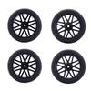 4Pcs 1 10 Universal RC Car Wheels Crawler Vehicle Tyres Tires Remote Control Car Accessories 85mm Black