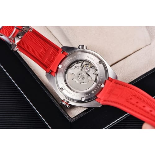 Pagani Design Men's Watch, Made In Japan, Seiko NH35 Movement, Seamaster Automatic, Mechanical, with Case, Waterproof, Stainless Steel, Rubber Strap,