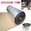 500*2000mm 3/5/7/10mm Car Hood Engine Firewall Heat Mat Deadener Sound Noise Proof Insulation Deadening Aluminum Foil Sticker